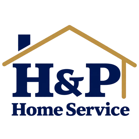 H and P Home Service logo